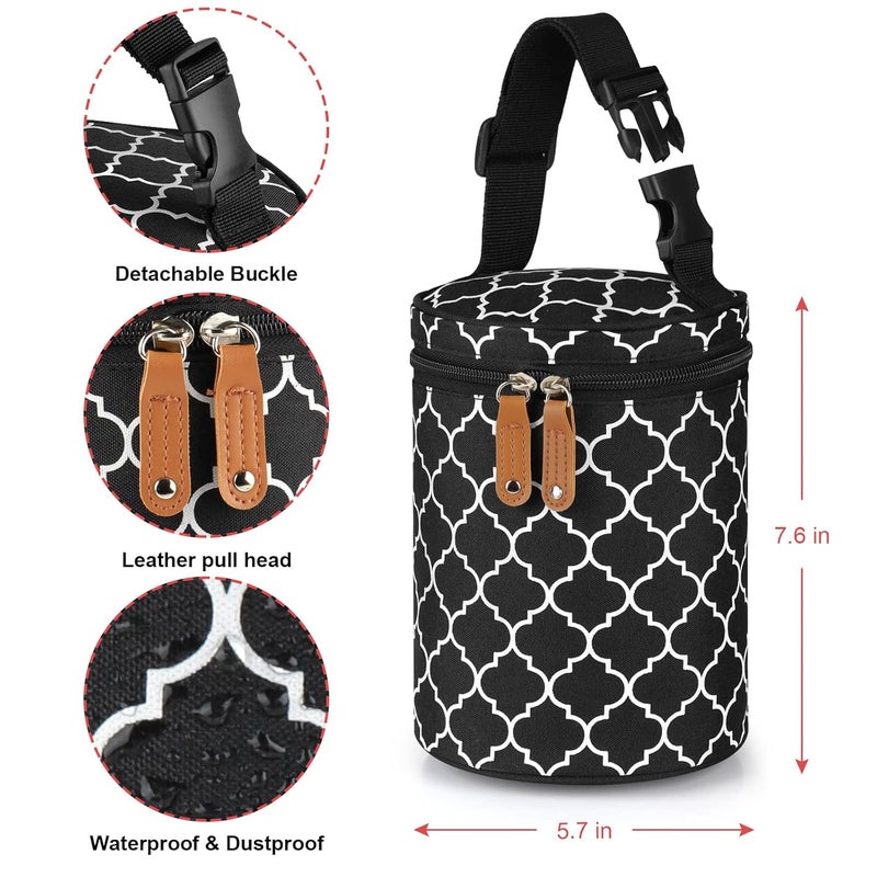 accmor حقيبة تبريد حليب الثدي، حقيبة معزولة لحفظ زجاجات الحليب للرضع للأمهات العاملات في دور الرعاية - Image 3